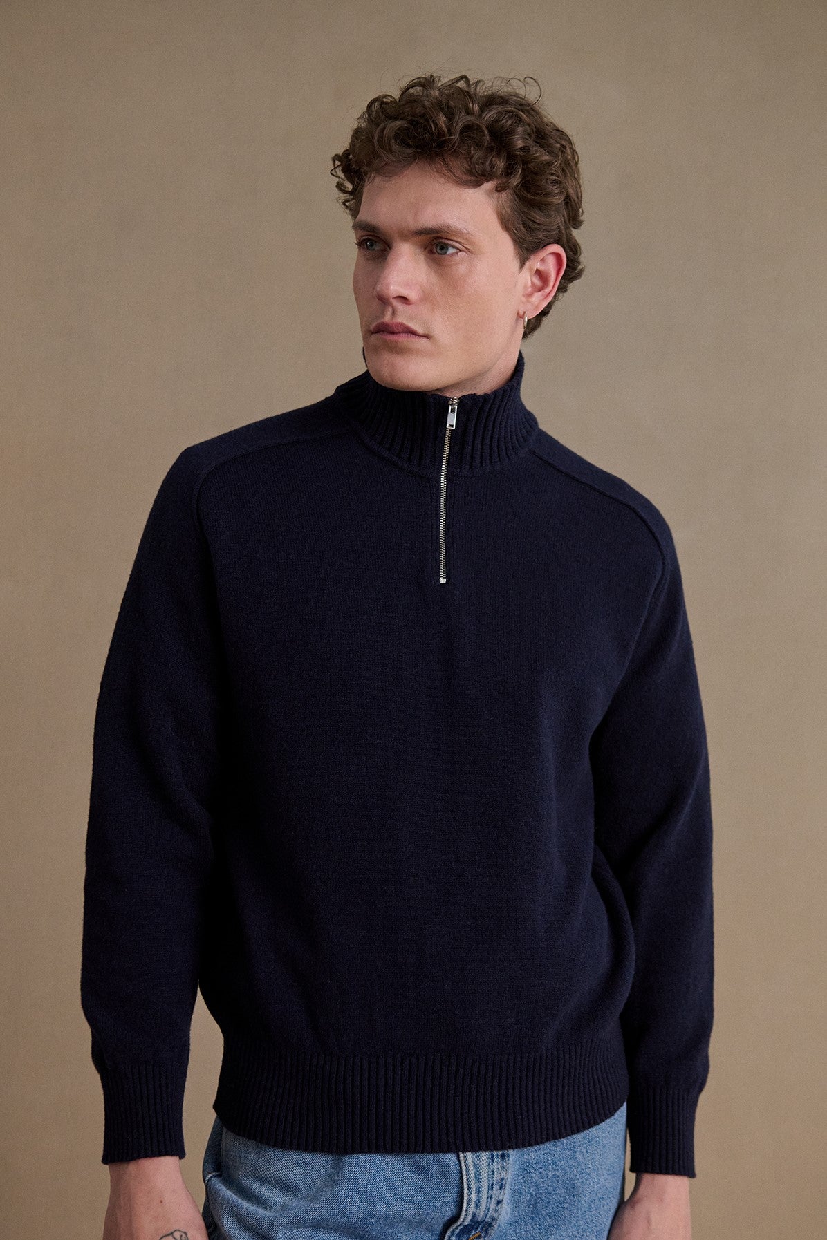 トップス THE ENNOY MERINO WOOL SWEATER NAVY L ENNOY MERINO WOOL SWEATER (NAVY) Mサイズ - メルカリ