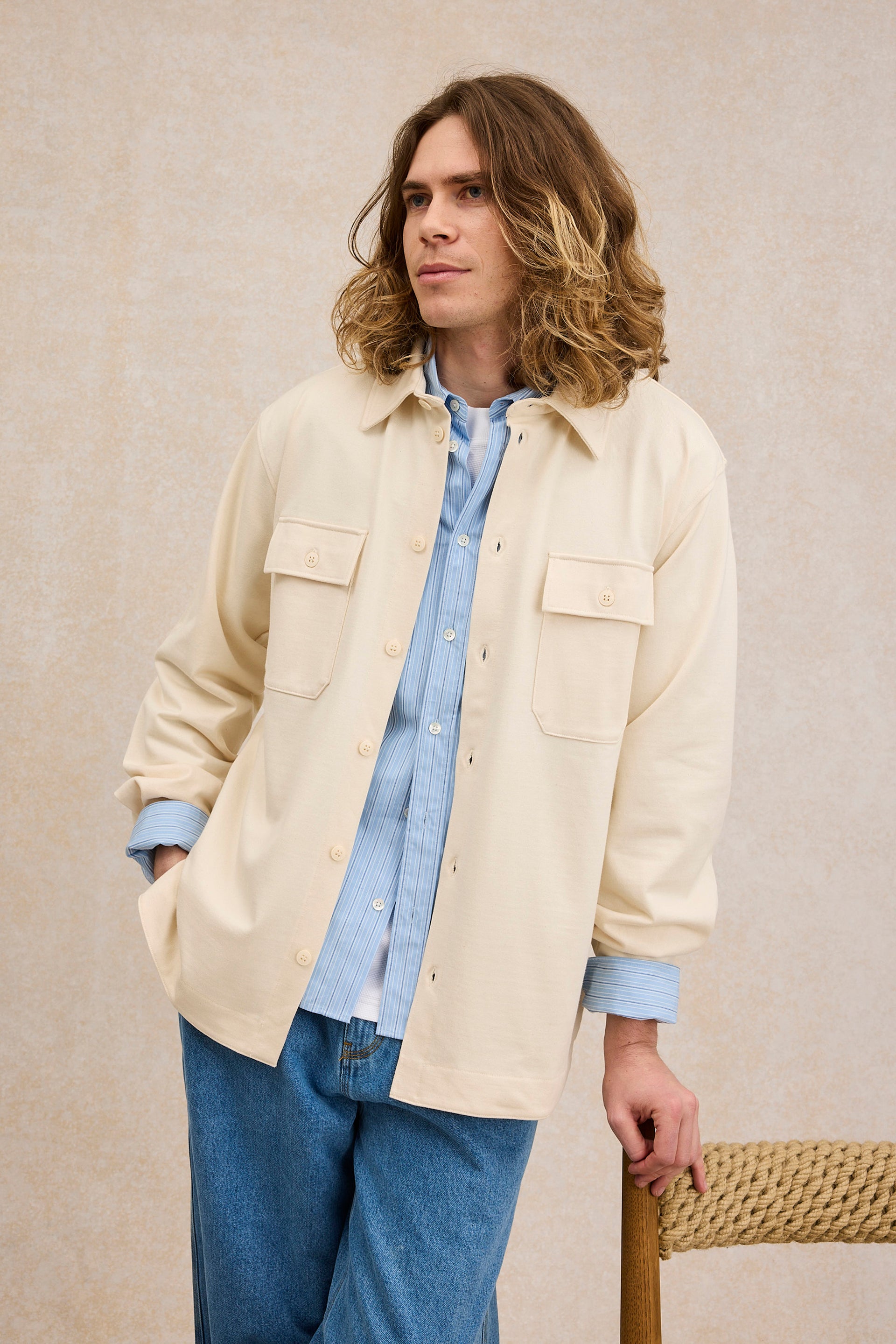 Chemise Habillée Garçon Manches Longues Col Classique - Mélange Coton Repassage Facile - SIRRI