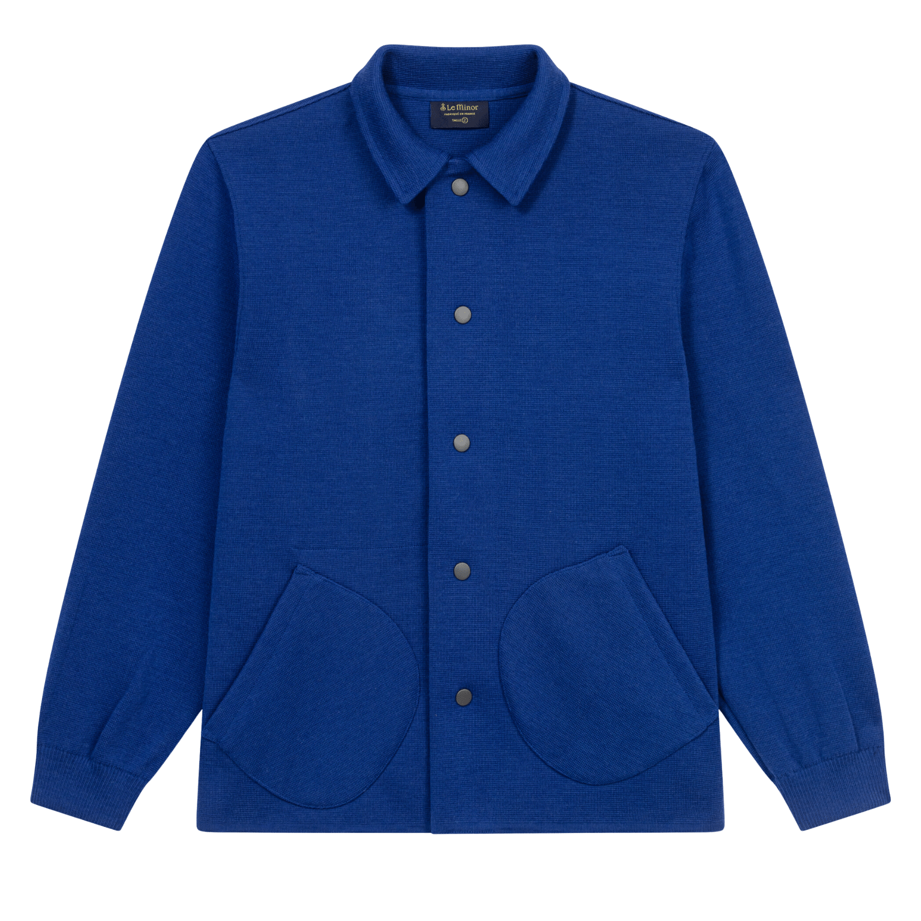 manteau homme bleu electrique