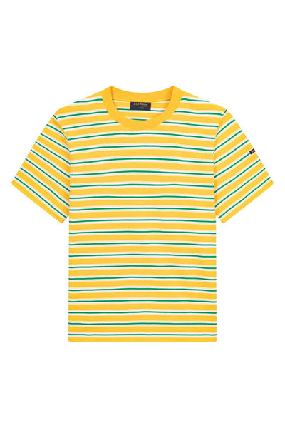 T-shirt rayé Andy jaune
