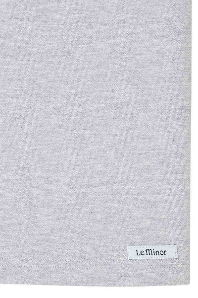 Women's long-sleeved gray T-shirt