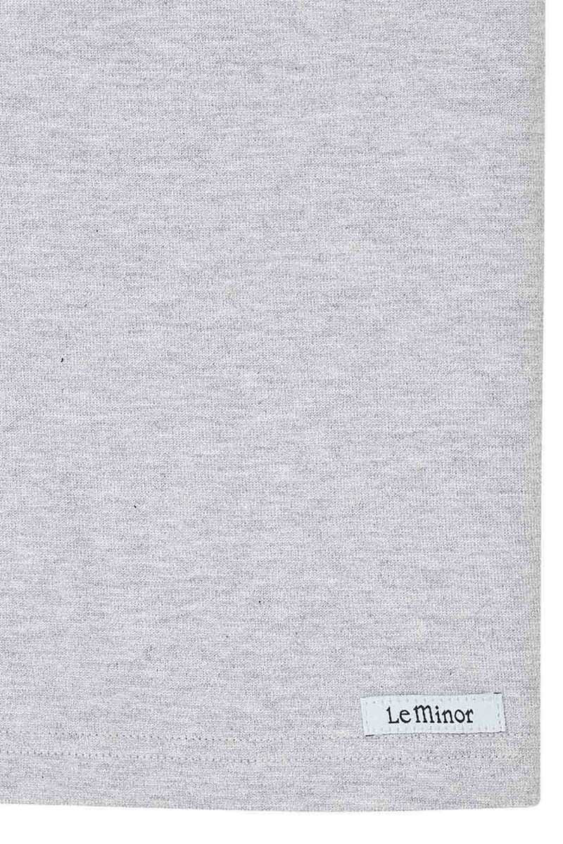 Long-sleeved grey T-shirt for men