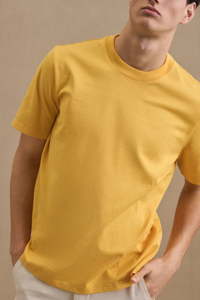 T-shirt Andy jaune pastel