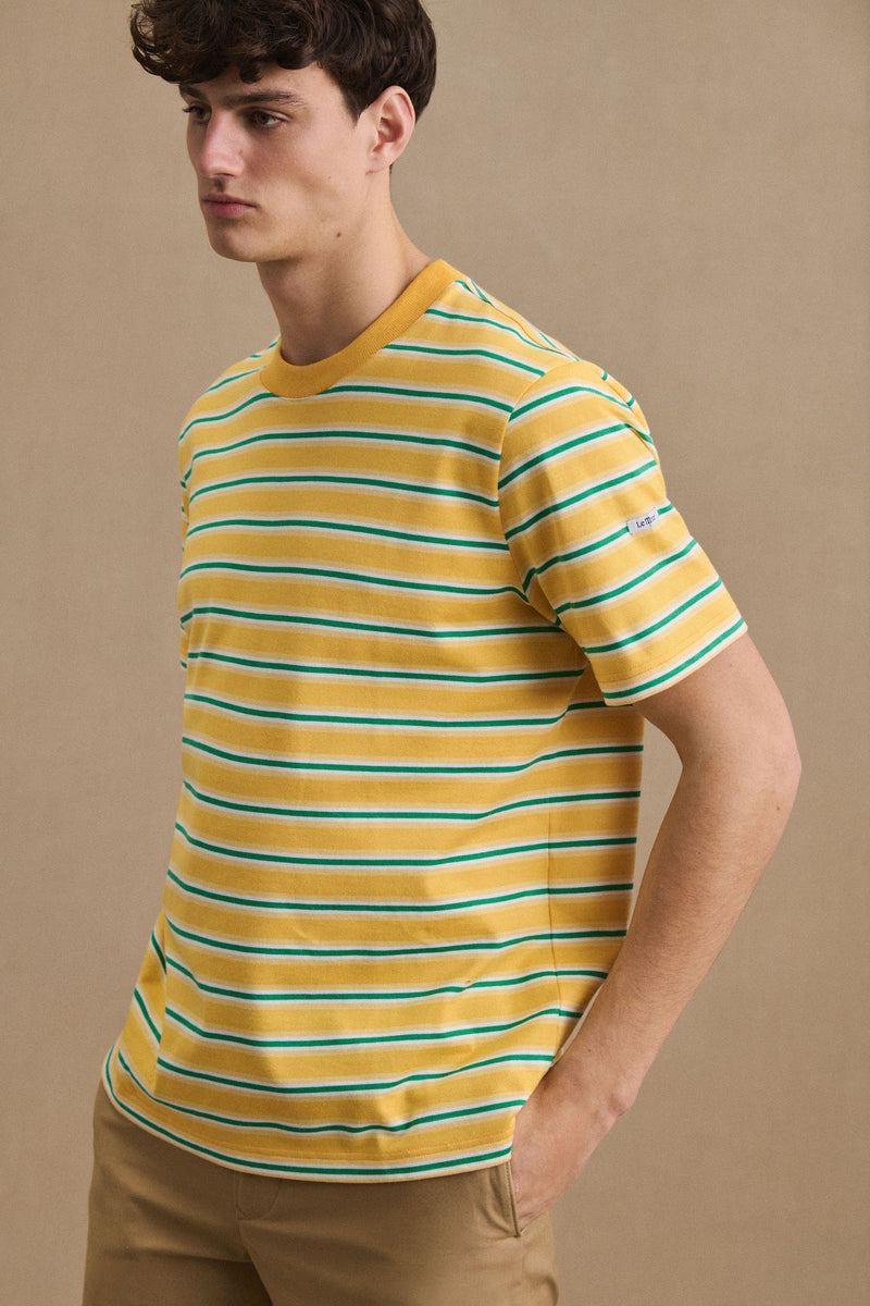Andy yellow striped t-shirt