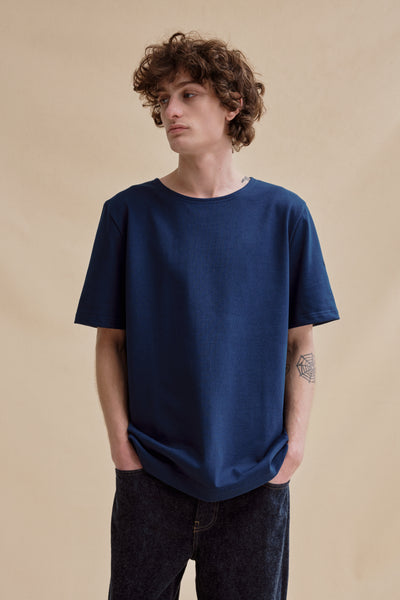Article - Polo homme larges rayures - coton côtes1x1 Article - Polo homme larges rayures - coton côtes1x1