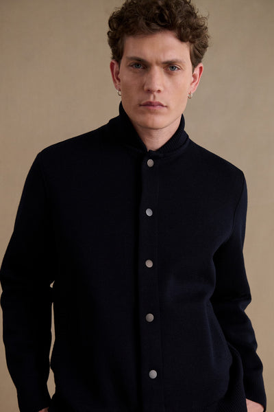 Men's navy blue teddy