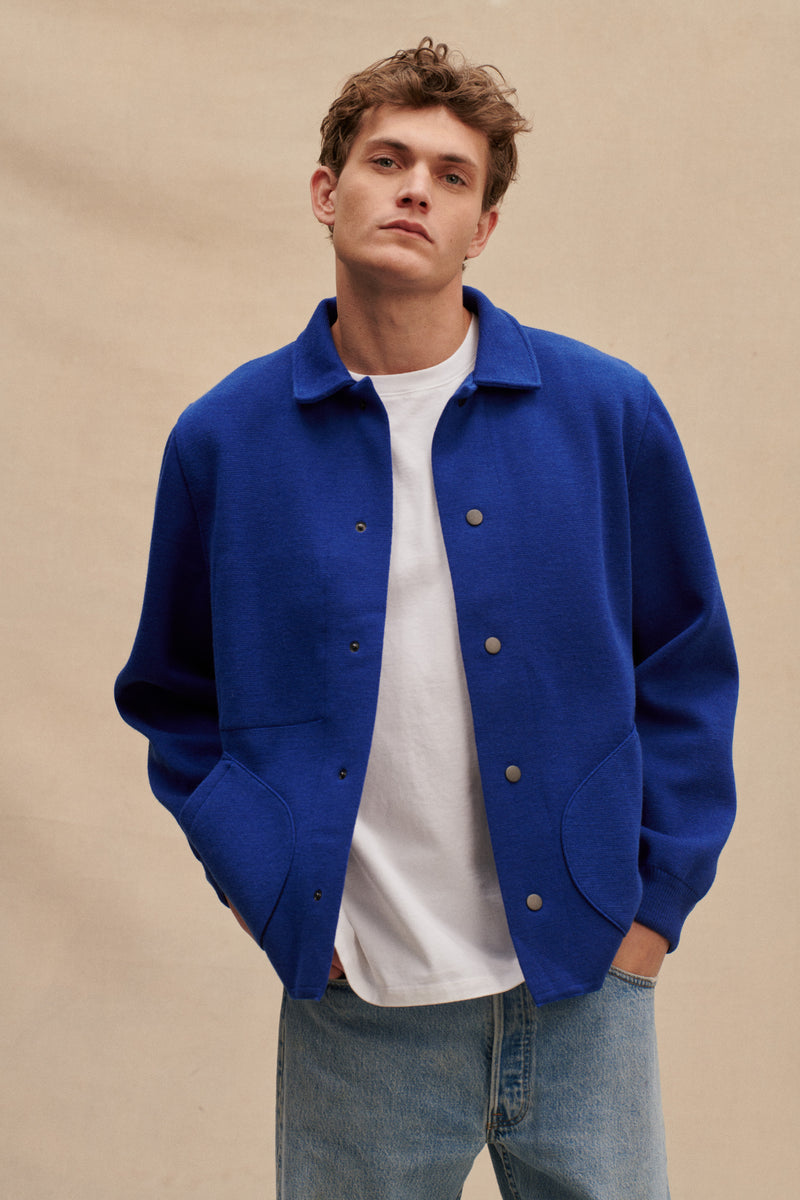 Blue coach jacket mens Clearance