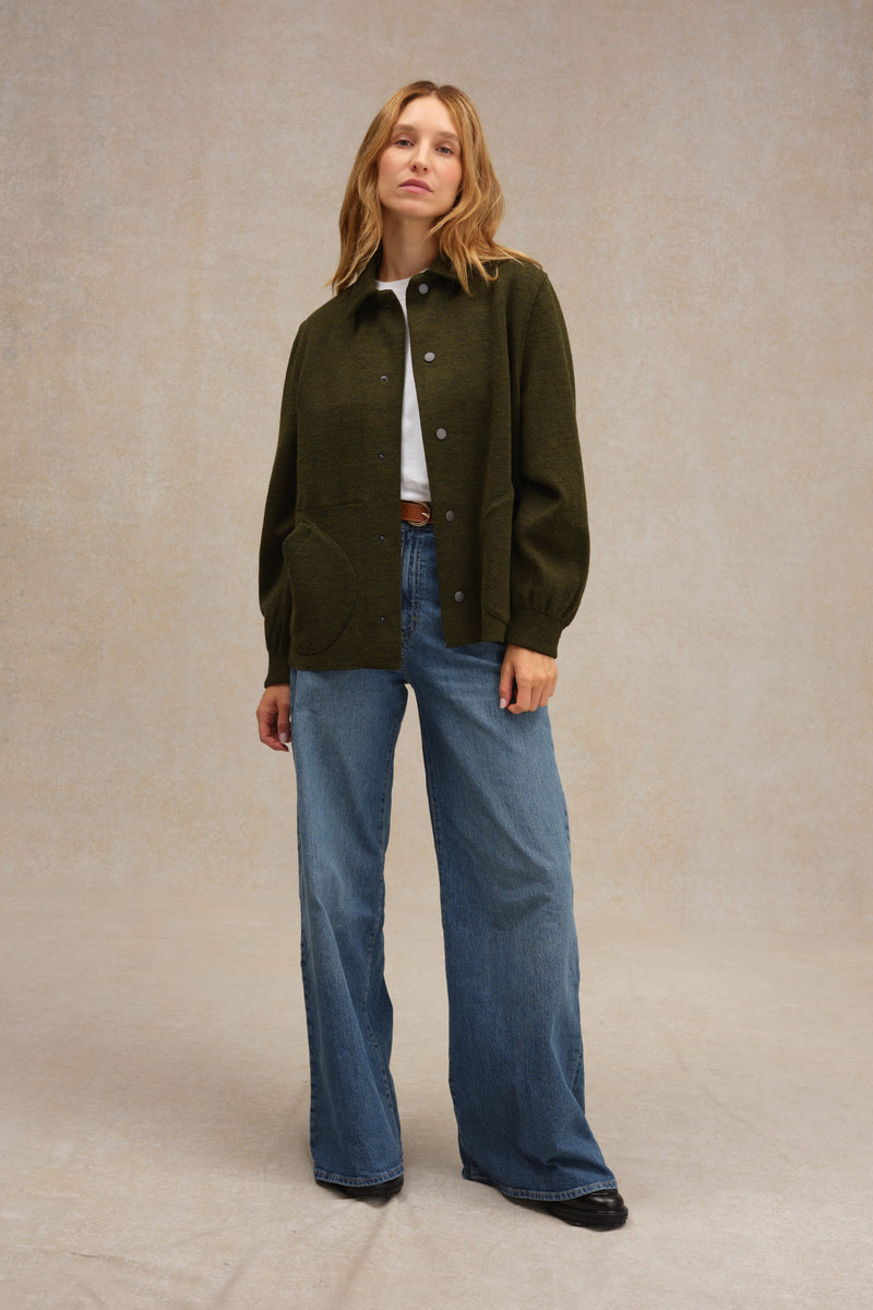 Coach jacket olive pour femme