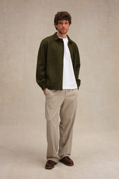 Coach jacket olive pour homme