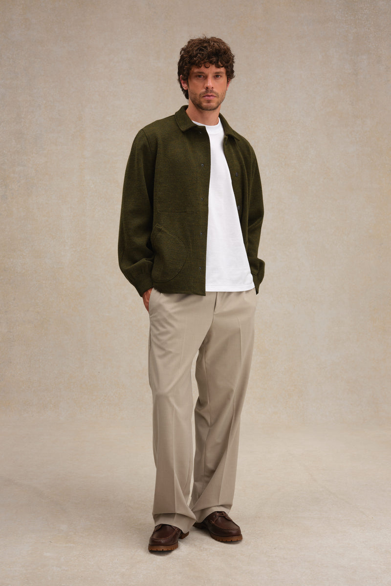 Coach jacket olive pour homme