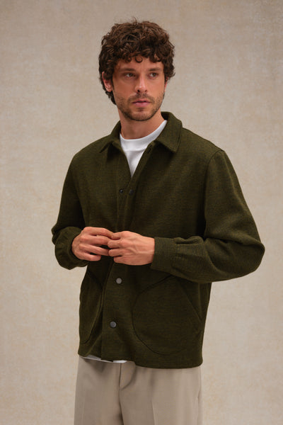 Coach jacket olive pour homme