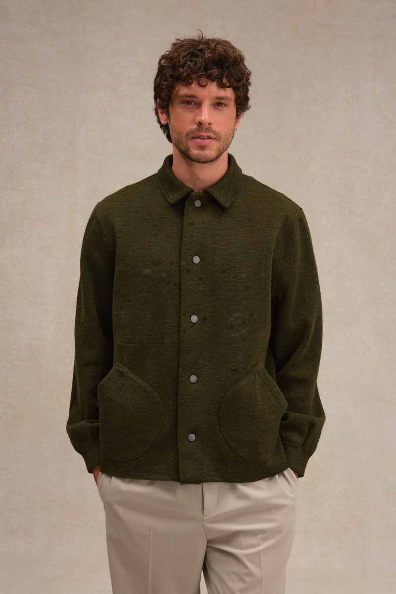 Coach jacket olive pour homme