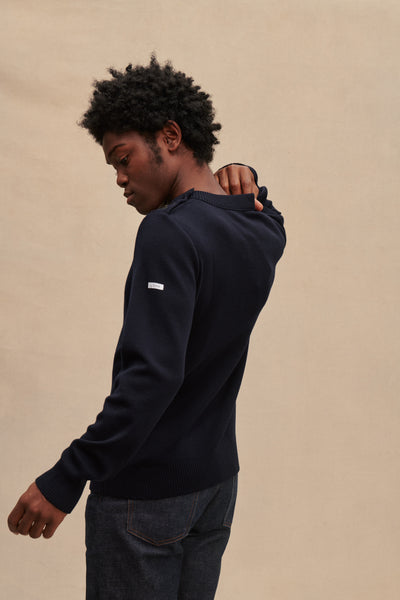 Pull Marin ample bleu marine pour Homme