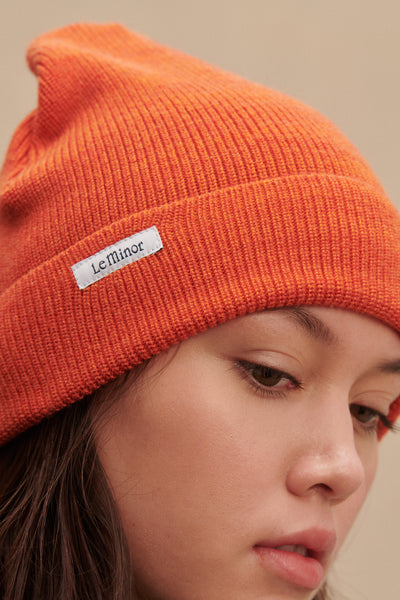 Bonnet léger orange