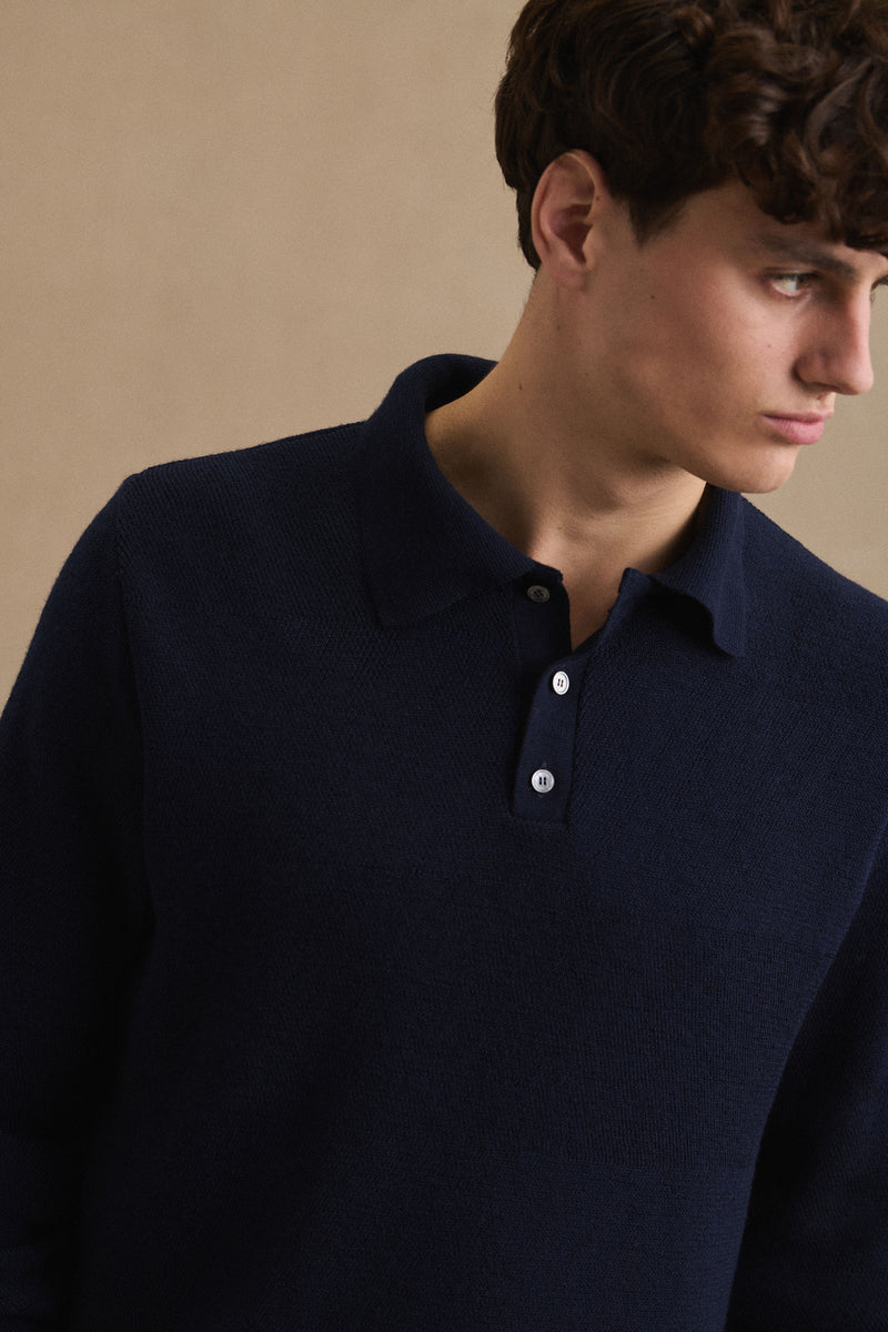 Polo Ange marine pour homme