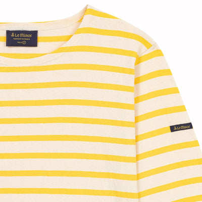 Marinière jaune pastel pour homme - Second choix