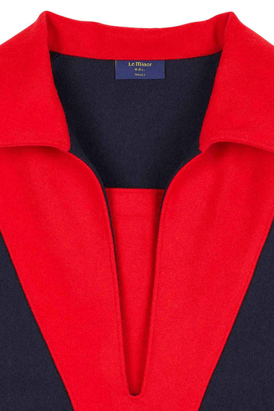 Men's navy and red jacket