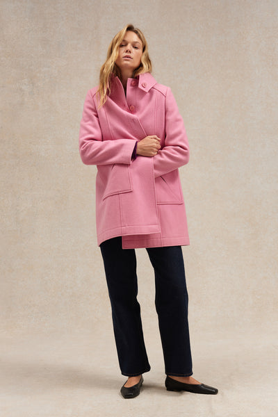 1976 pink wool and cashmere coat