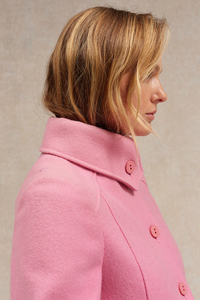 1976 pink wool and cashmere coat