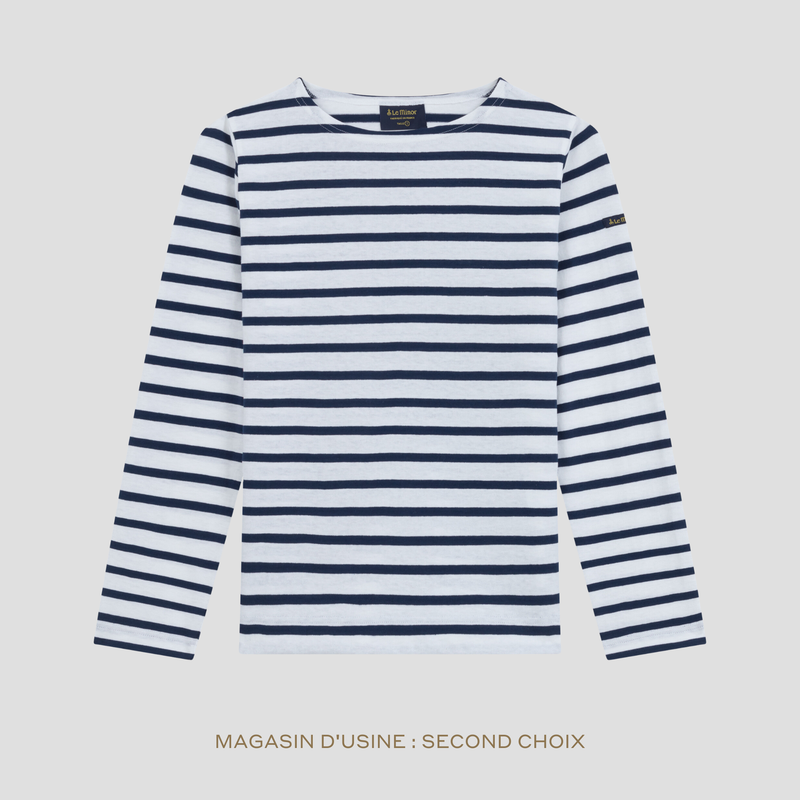 Marinière bleu marine pour femme - Second choix
