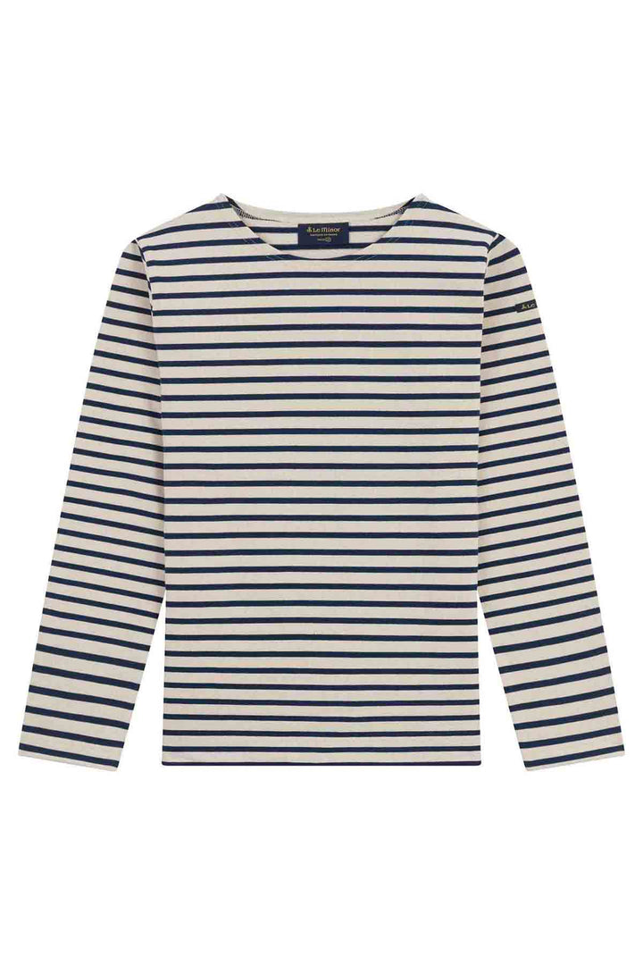トップス Le minor x2 Classic white mariniere t-shirt with red stripe – Le Minor