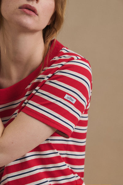 Vic red striped T-shirt