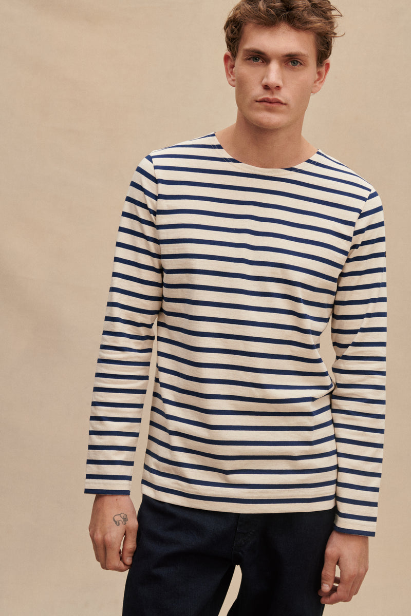 Dark navy striped marinière - Le Minor x Monocle