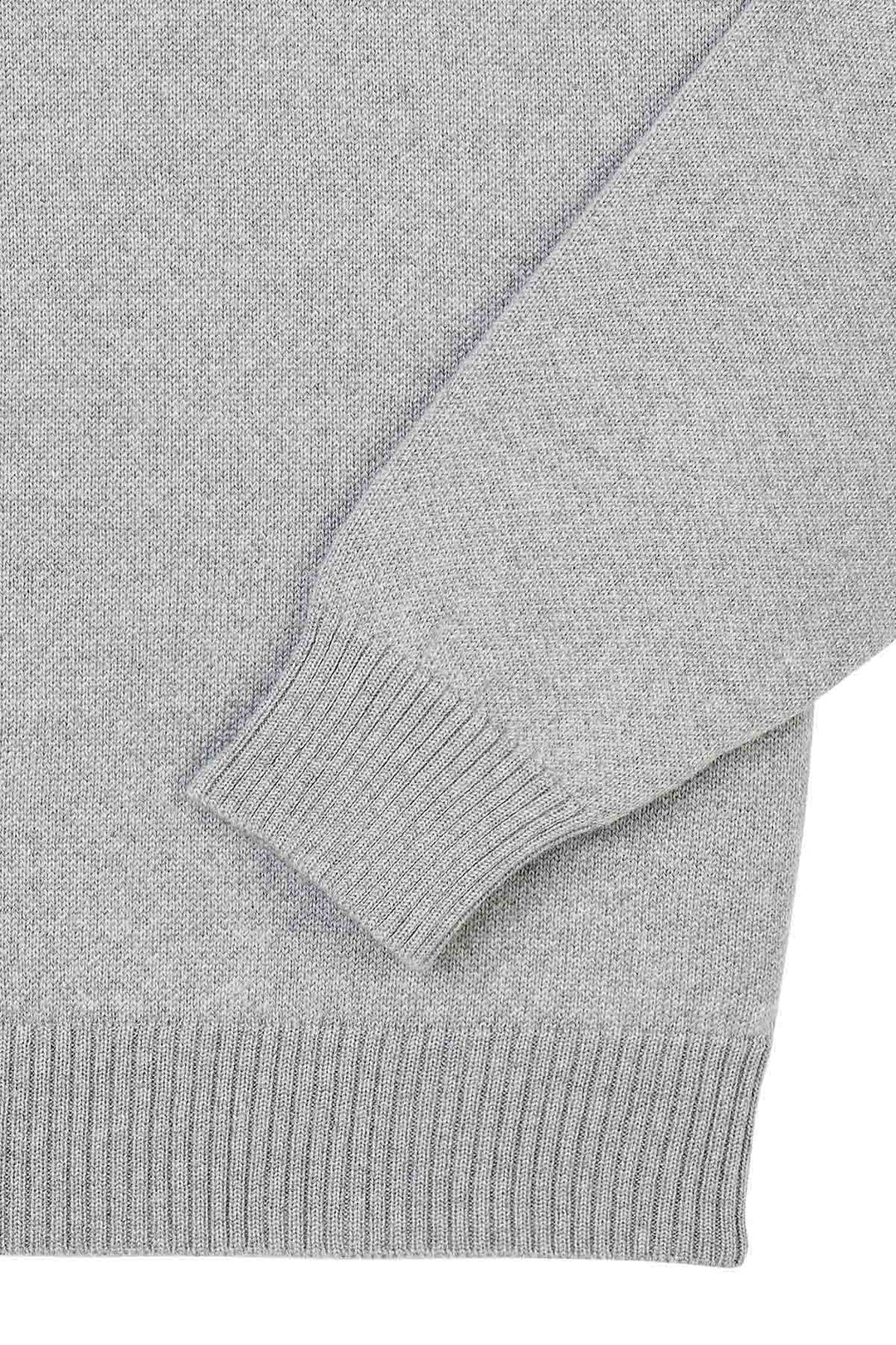 Lupetto Con Zip Six2 In Lana Merinos Grigio - Taglia L/XL Unisex Adulto - Foto 13