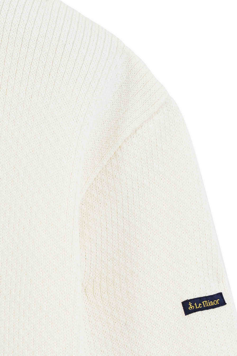 Norwegian" turtleneck sweater ecru for men