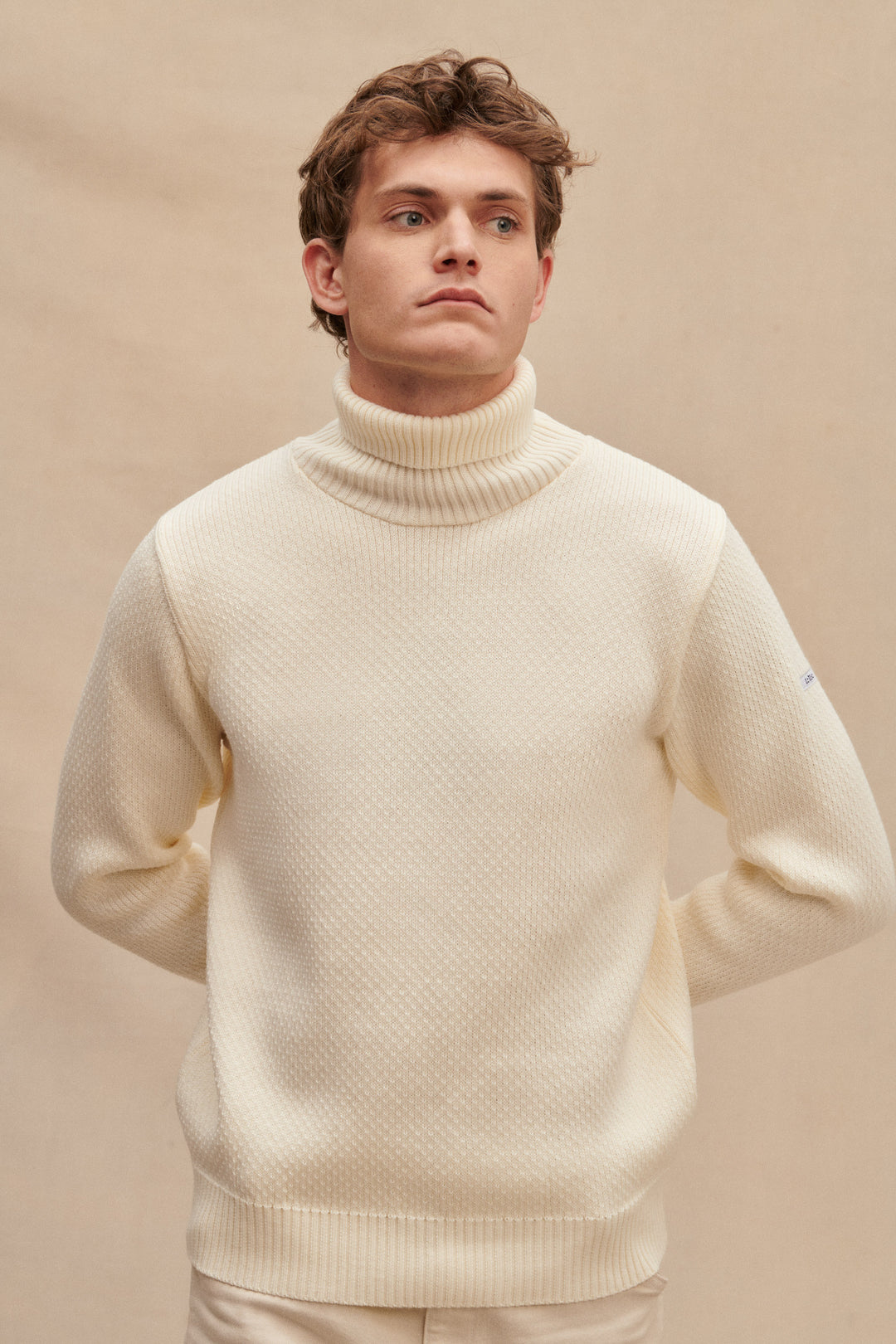 Beige White Turtleneck Sweater Mens White Cream Turtleneck Mens