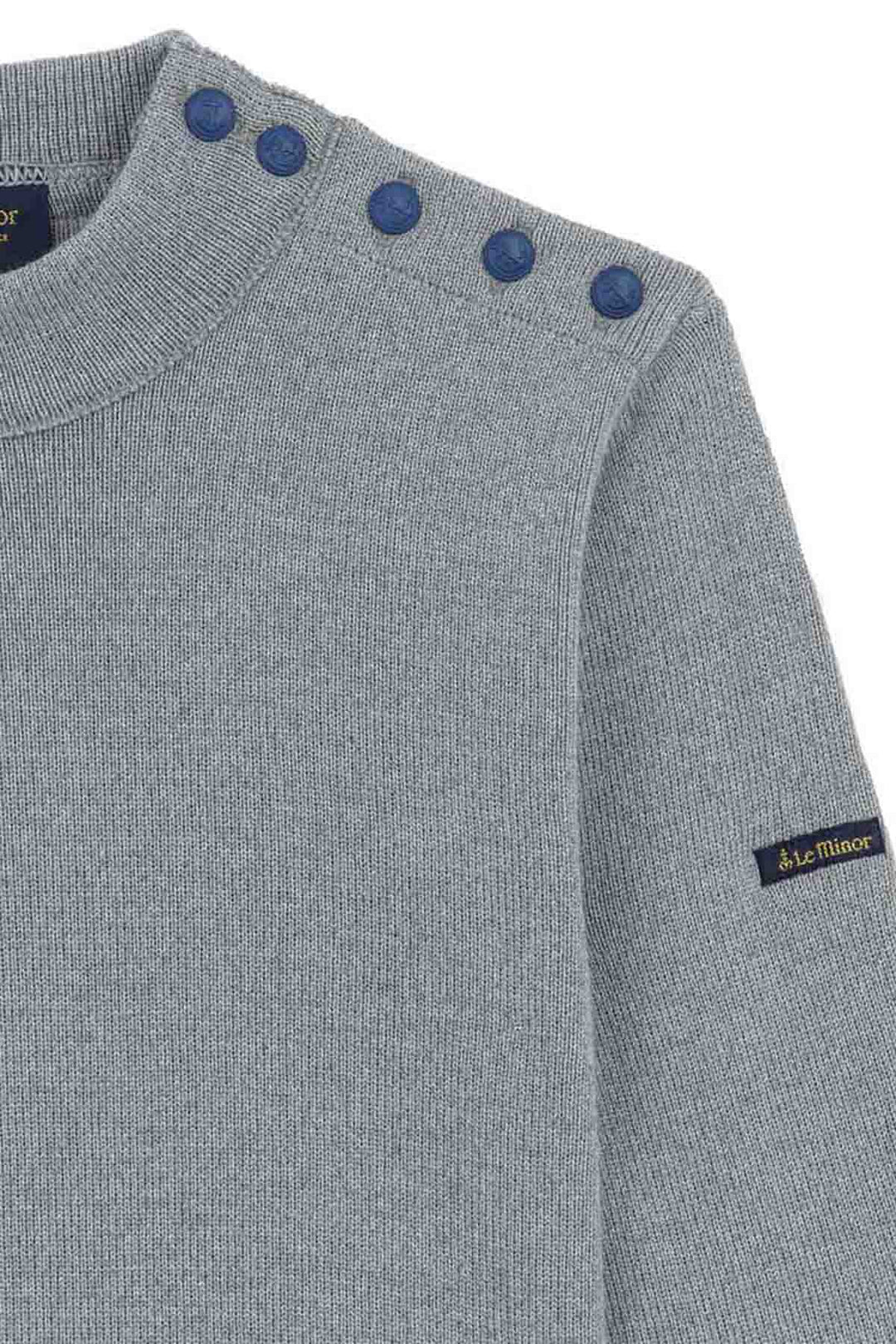 Pull marin avec coudieres pour homme Le Minor
