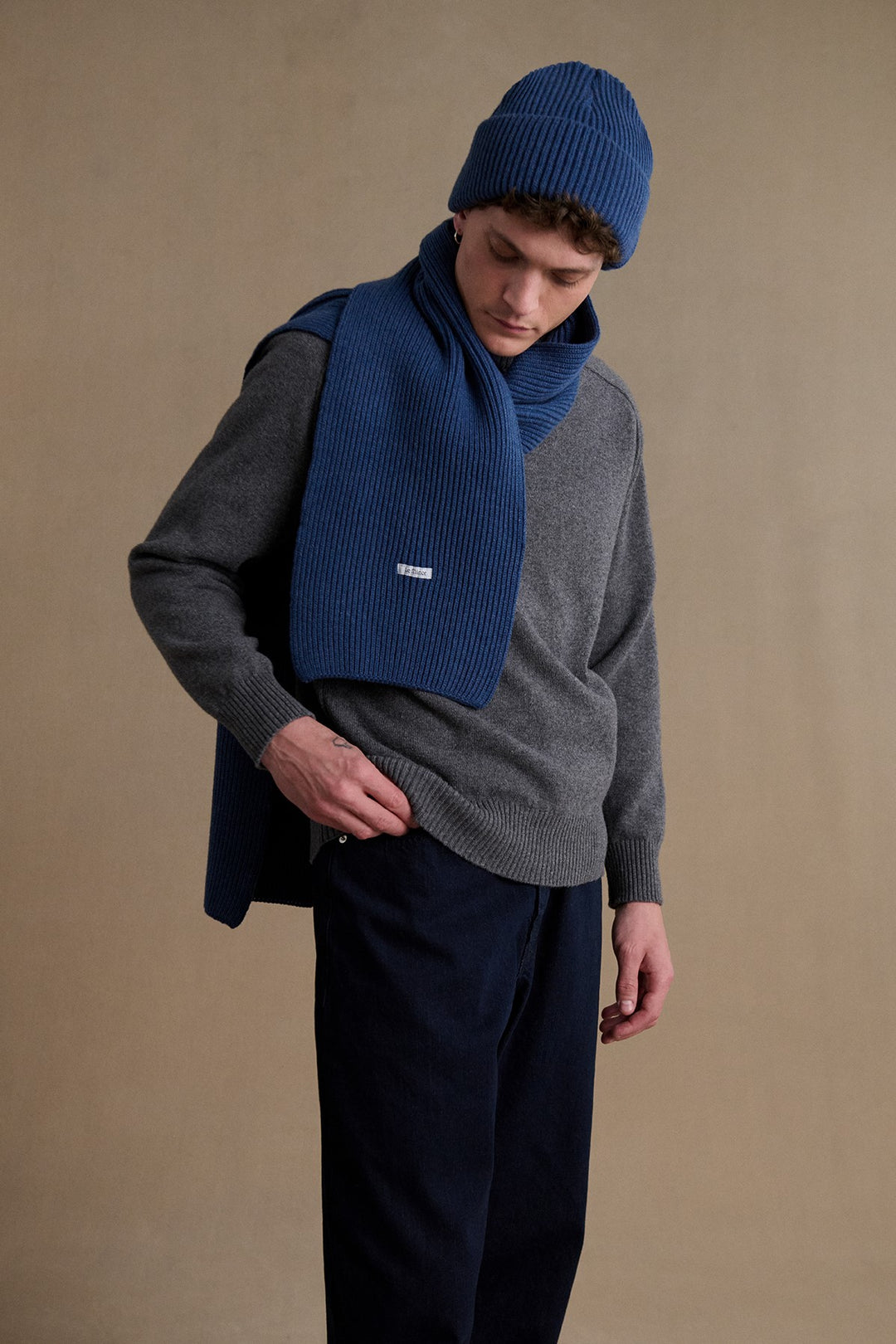 Veste Polaire Avec Doublure Coupe-vent En Bleu Marine