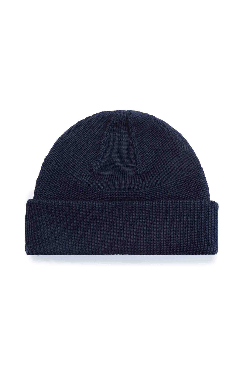French Navy anchor blue beanie
