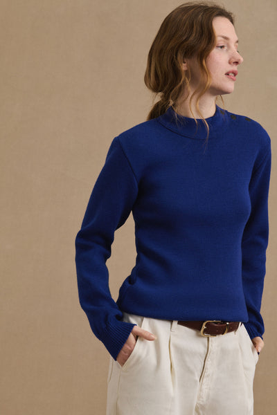 Women's royal blue sailor sweater