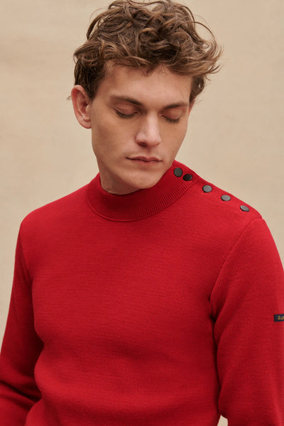 Men's Red Sailor Sweater 