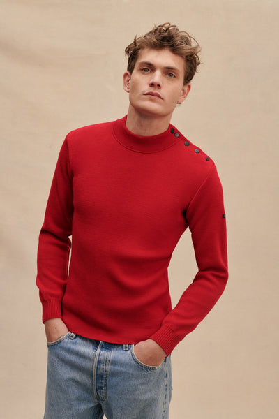 Men's Red Sailor Sweater 