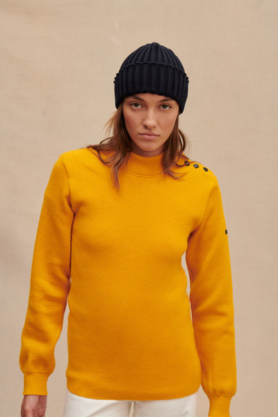 Women's yellow sailor sweater