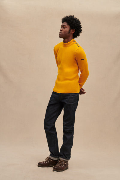 Men's yellow sailor sweater