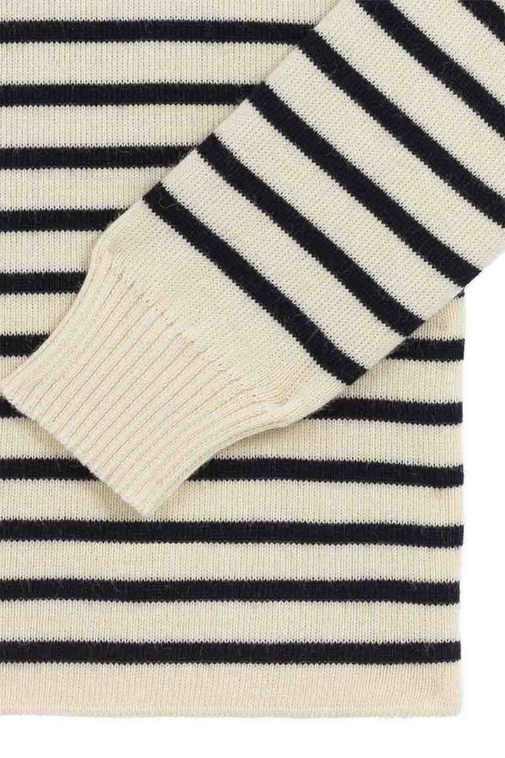 Men's offwhite striped sailor sweater | Le Minor