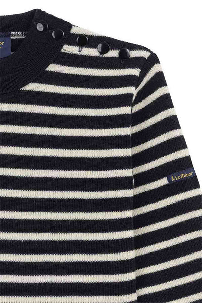 Classic navy / ecru sailor sweater