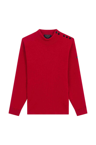 Men's red sailor sweater
