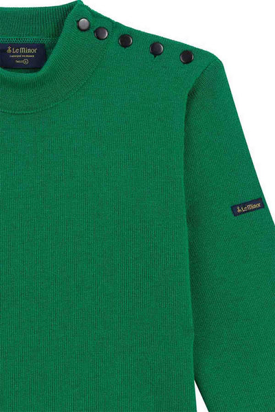 Women's green sailor sweater