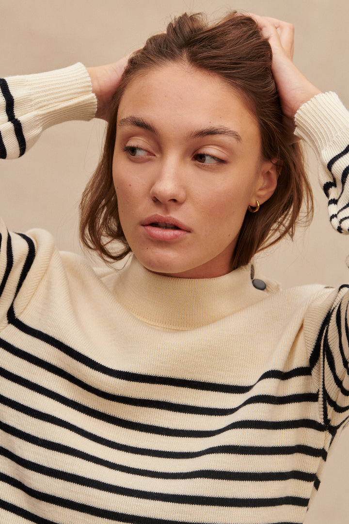 【美品】MARGA SAILOR SUMMER KNIT 美品】MARGA SAILOR SUMMER KNIT