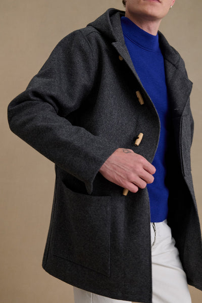 Men's grey Kabig coat