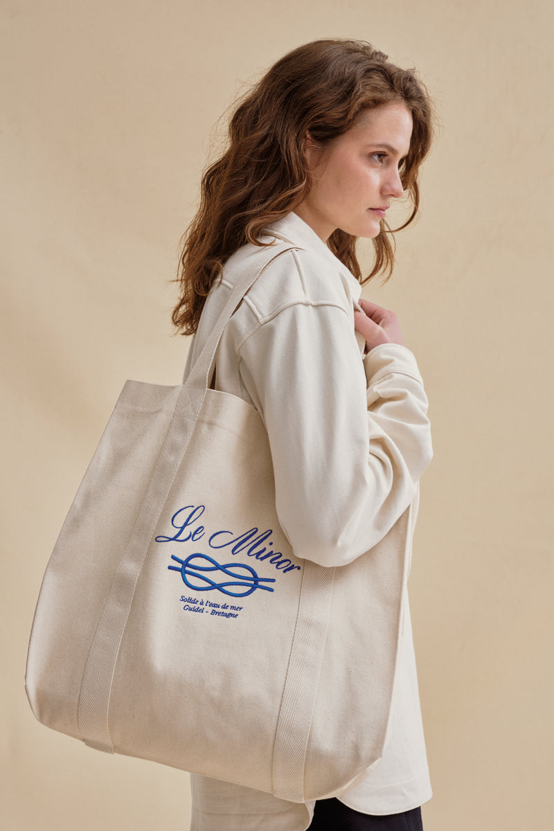 Sac cabas brodé Le Minor