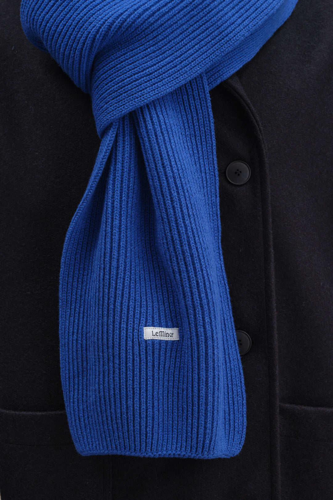 小物 Xlim ep6 scarf blue Biagio 100% Wool NECK Scarf Solid Royal Blue Color Scarve for Men
