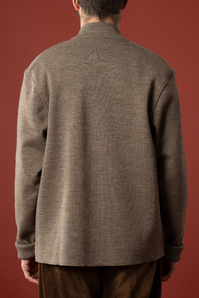 Beige milano knit Noragi jacket - Le Minor x Flâneurs
