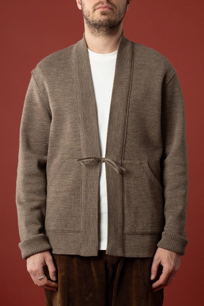 Beige milano knit Noragi jacket - Le Minor x Flâneurs