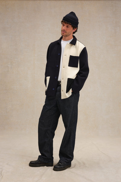 Men's Milano knit work jacket - Le Minor x Le Laboureur