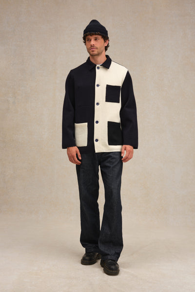 Men's Milano knit work jacket - Le Minor x Le Laboureur